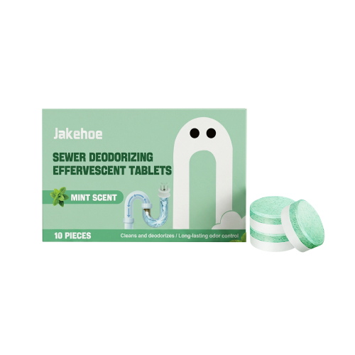 Jakehoe 下水道除臭泡腾片 厕所厨房水槽管道清洁疏通防堵清新洁净
