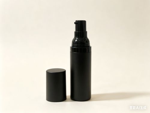 30ml黑色pp真空乳液瓶盖套装
