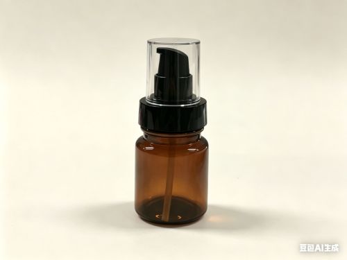 24-60ml圆肩PET茶色乳液瓶盖套装