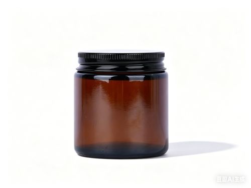 120ml茶色广口玻璃瓶盖套装