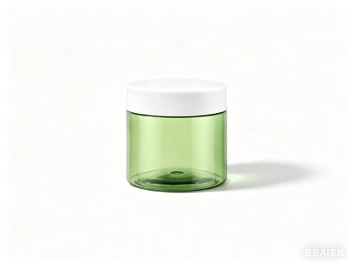 47-50ml绿色圆形PET广口瓶盖套装（可装60ml）