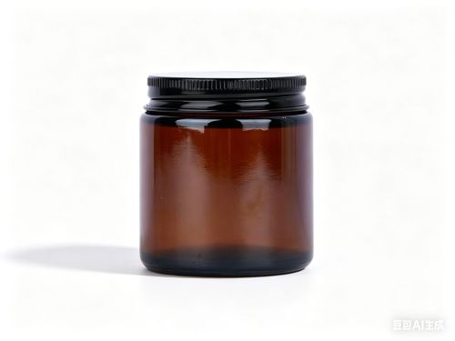 200ml茶色广口玻璃瓶盖套装