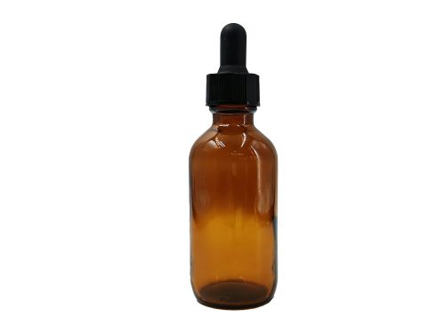 60ml茶色波斯顿玻璃瓶盖套装