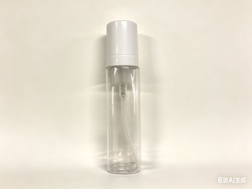30-80ml透明圆形pet慕斯瓶盖套装