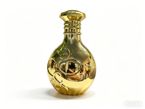 80ml金色酒瓶香水瓶盖套装