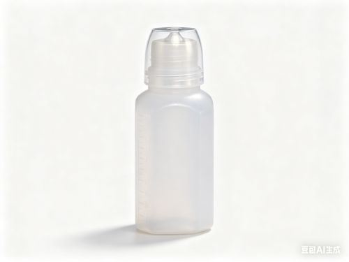 20-100ml透白pe方形瓶盖套装
