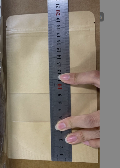 牛皮纸开窗自立袋