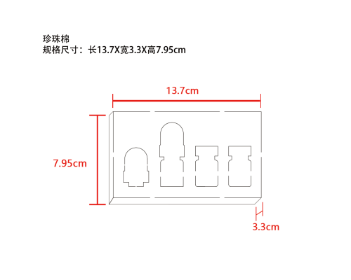 透明质酸面部套装珍珠棉1