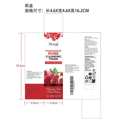 石榴滋养洁面乳纸盒