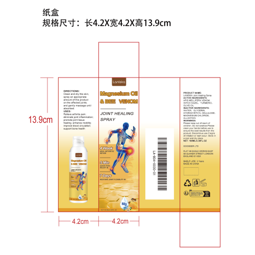 蜂毒关节舒适喷雾纸盒
