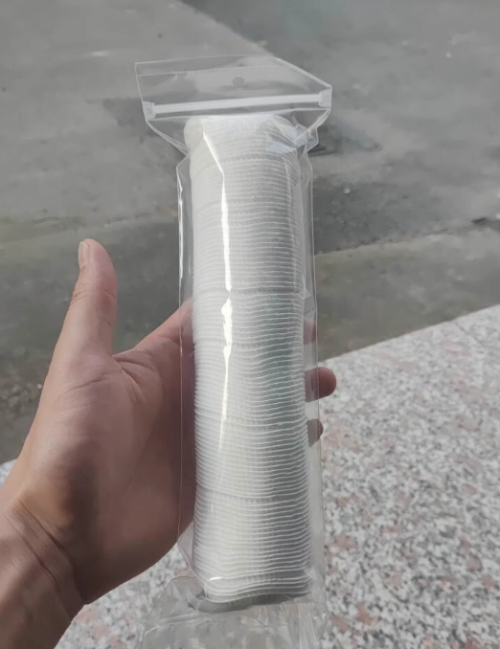 3层夹棉化妆棉片
