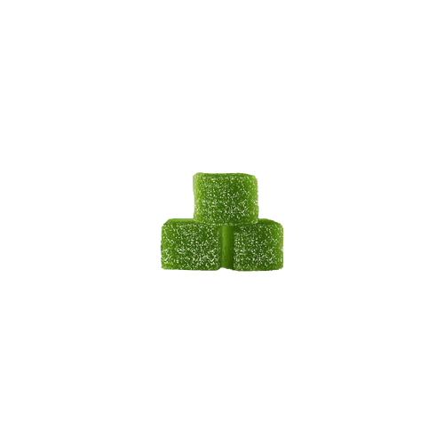 绿色方形软糖