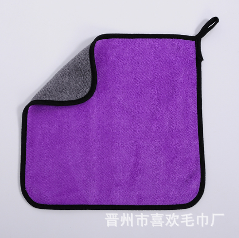 紫色毛巾