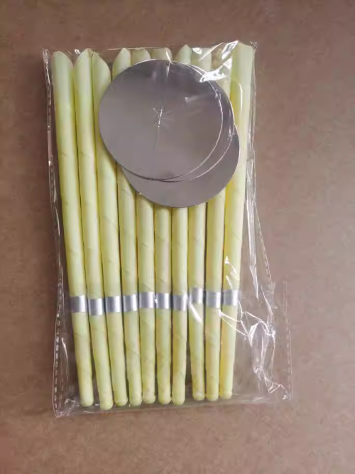 银标黄色耳烛