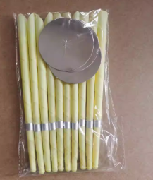 银标黄色耳烛
