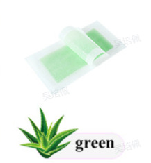 绿色芦荟味脱毛蜡纸
