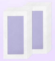 紫色薰衣草味面部脱毛蜡纸（袋含料）