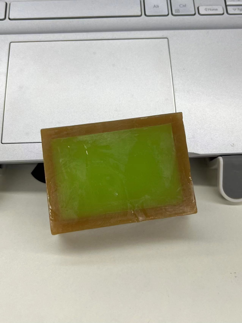 拼色沐浴皂（棕色＋绿色）
