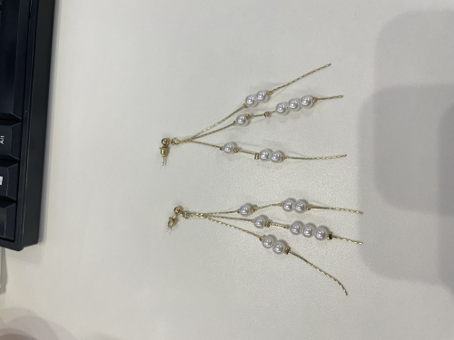 珍珠流苏耳环