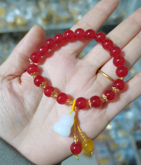 红色葫芦手链