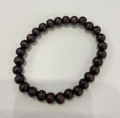 黑咖色木珠手串
