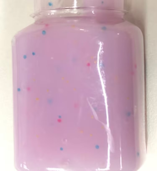 化妆品-紫色磨砂膏+彩色粒子