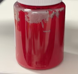 化妆品-大红色染发膏