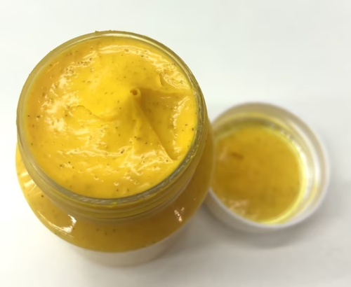 化妆品-金黄色清香味磨砂膏+核桃粒子
