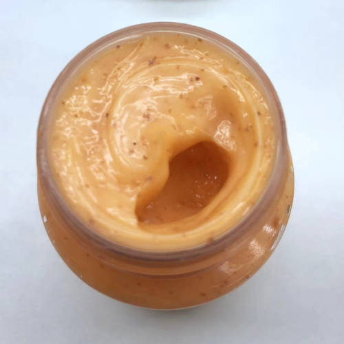 化妆品-淡橙色清香味磨砂膏+核桃粒子