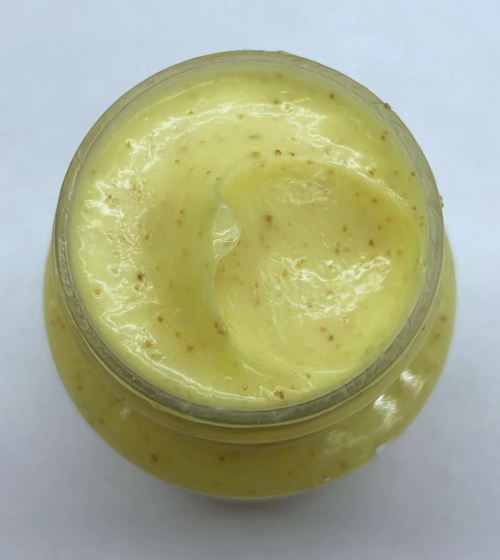 化妆品-柠檬黄清香味磨砂膏+核桃粒子