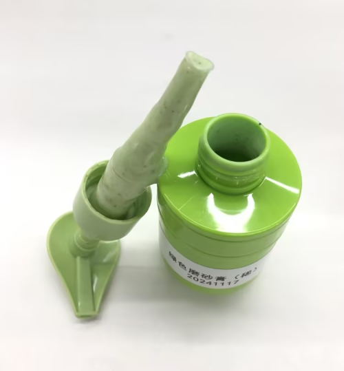 化妆品-绿色磨砂乳+核桃粒子