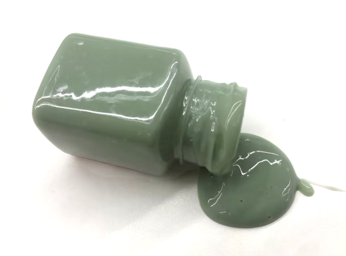 化妆品-抹茶色清香味洗面奶+白色粒子