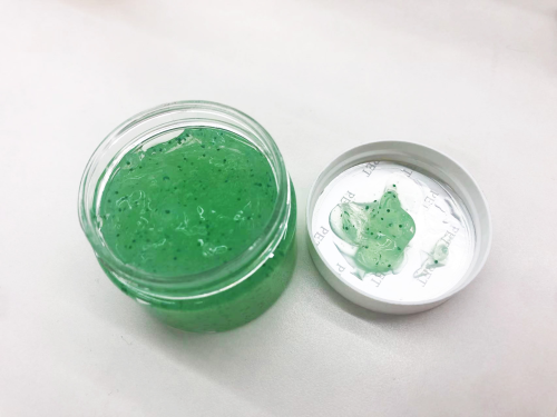 化妆品-绿色清香味保湿凝胶/啫喱+绿色粒子