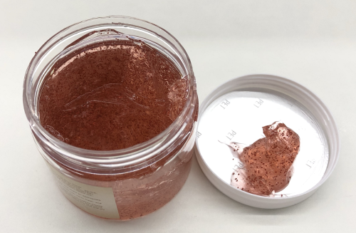 化妆品-红棕色咖啡味保湿凝胶/啫喱+棕色粒子