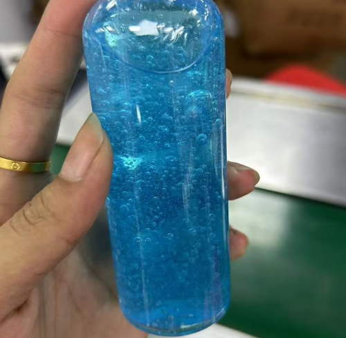 化妆品-透明蓝色清香味洗发露