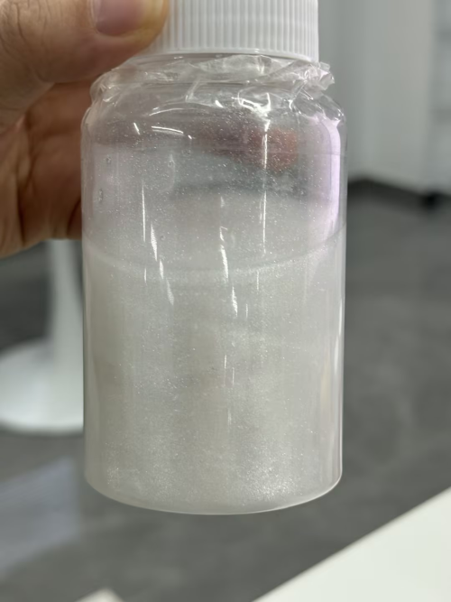 化妆品-银色珠光身体油