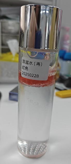 化妆品-玫瑰味透明+红色双层烟酰胺玫瑰保湿水