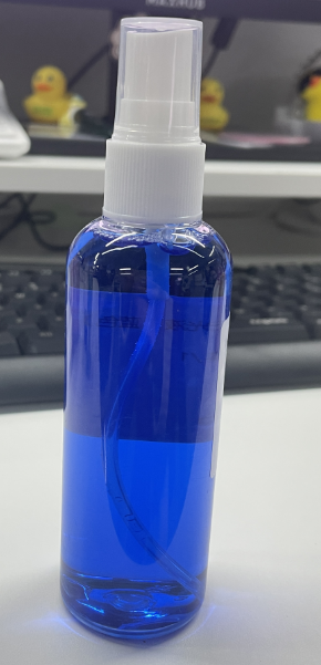 透蓝色皮革上光液