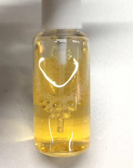 化妆品-金黄色清香味防晒喷雾