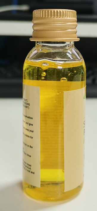 化妆品-黄色透明生姜沐浴露