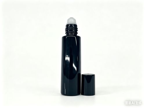 15ml透明喷亮黑滚珠瓶盖套装