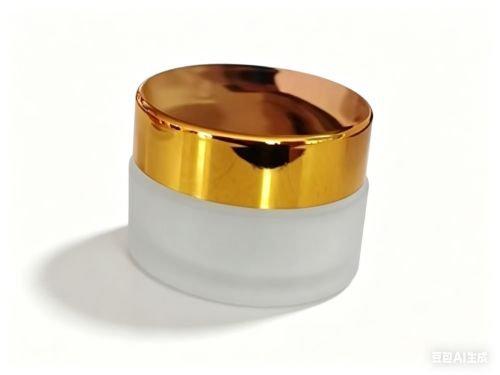 20ml金色盖子磨砂玻璃瓶盖套装