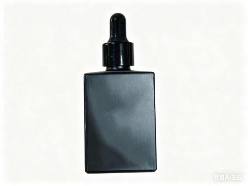 30ml全黑滴管方形玻璃瓶盖套装