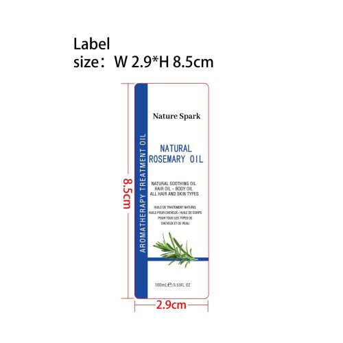 迷迭香护发精油-国际站标签