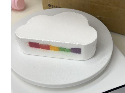 云朵彩虹盐浴球