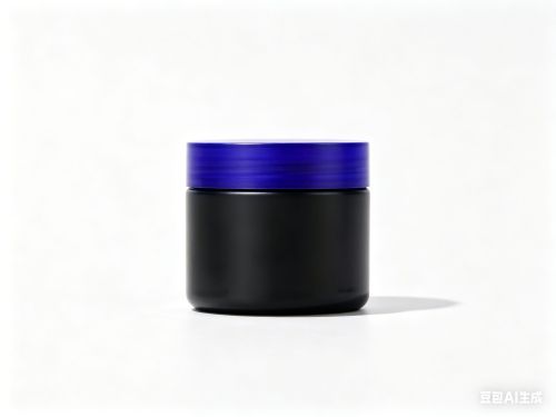 47-50g蓝紫色盖黑色广口瓶套装