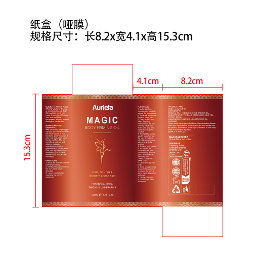 身体润肤油组合装纸盒(哑膜)