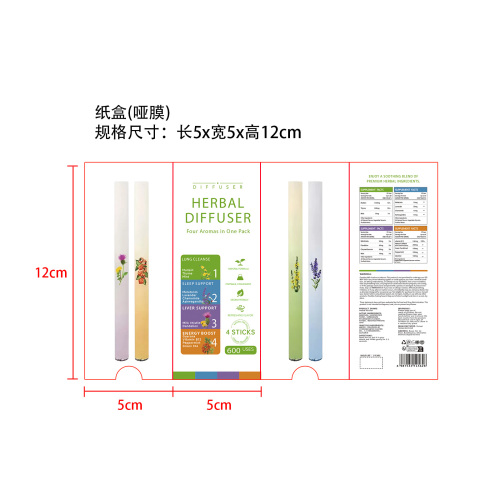 草本能量组合棒纸盒(哑膜)