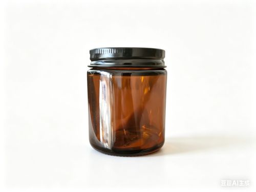 100ml茶色玻璃广口瓶盖套装