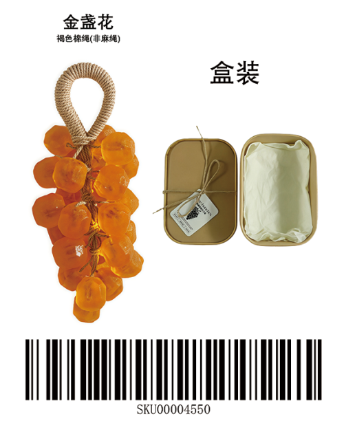 金盏花宝石葡萄皂（礼盒装）标签
